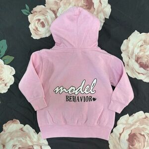 Pomp Kids Pink Hoodie